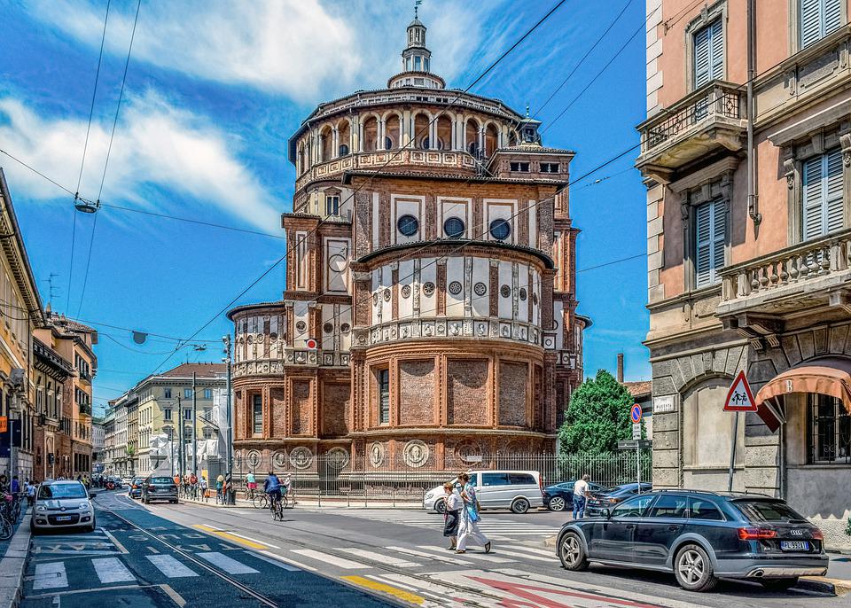 pontos turísticos da itália - igreja santa maria delle grazie