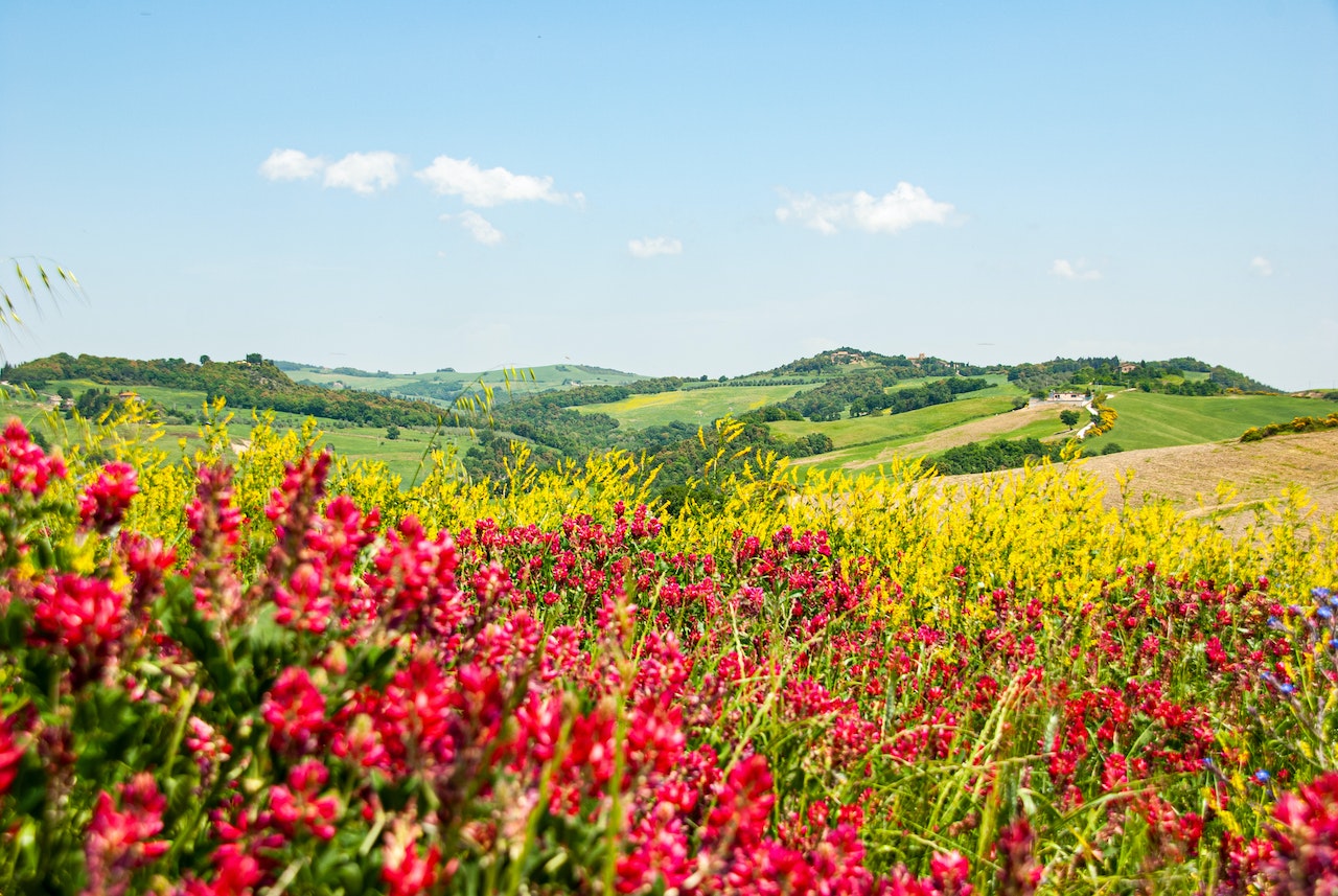 clima da Itália na primavera